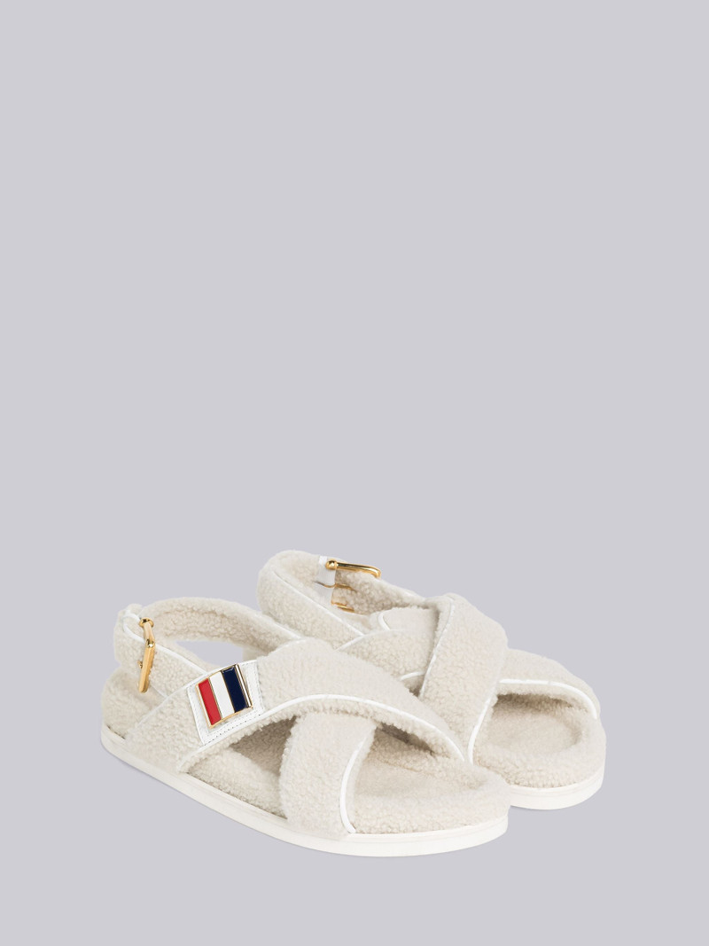 Shearling Backstrap Sandal 3
