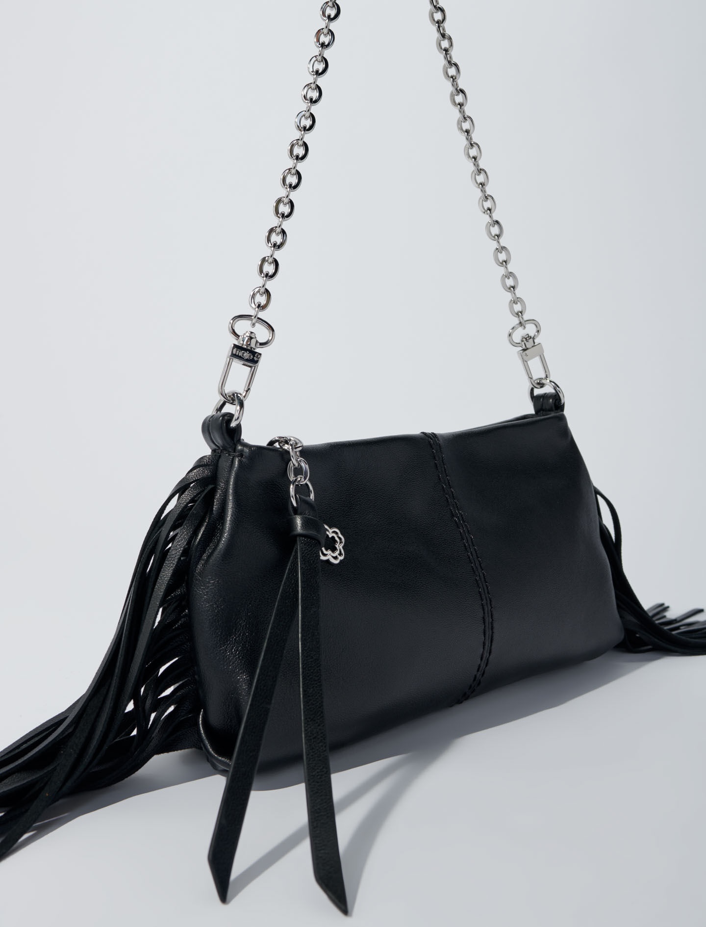 Miss M plain leather clutch bag - 2