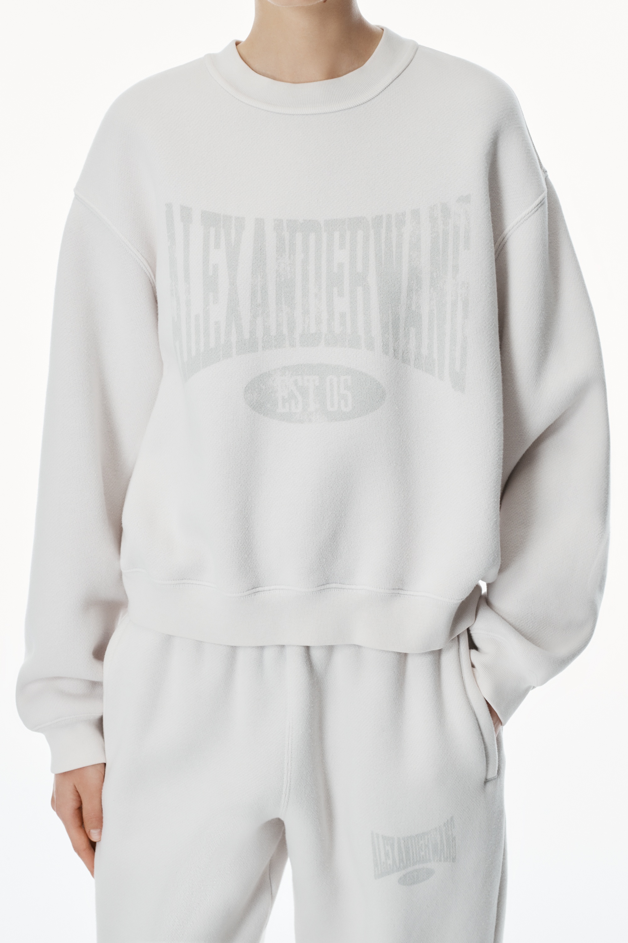 Distressed Logo Sweatshirt - 2