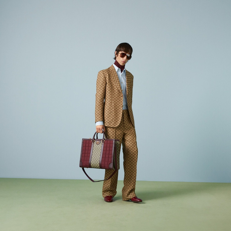 Mini GG canvas large tote bag 3