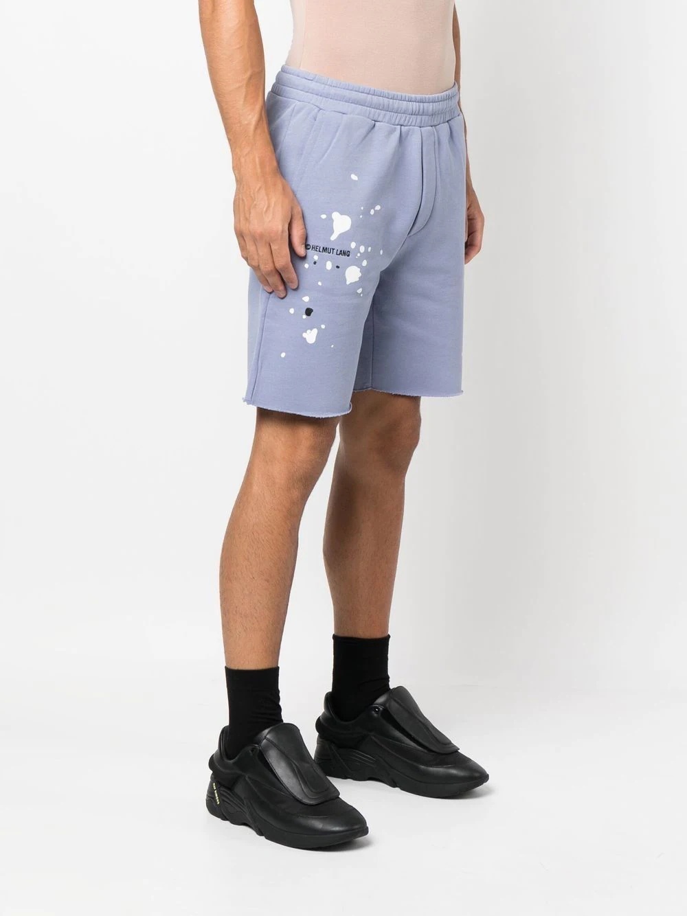 embroidered-logo track shorts - 3