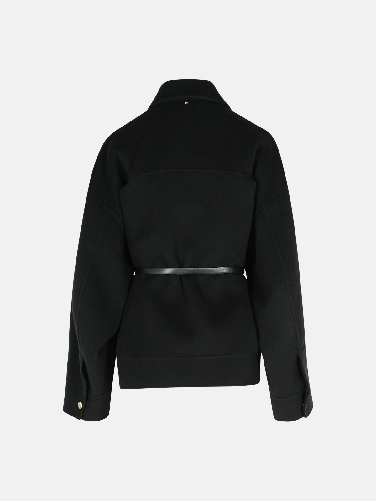 'CANTORE' BLACK VIRGIN WOOL JACKET - 3