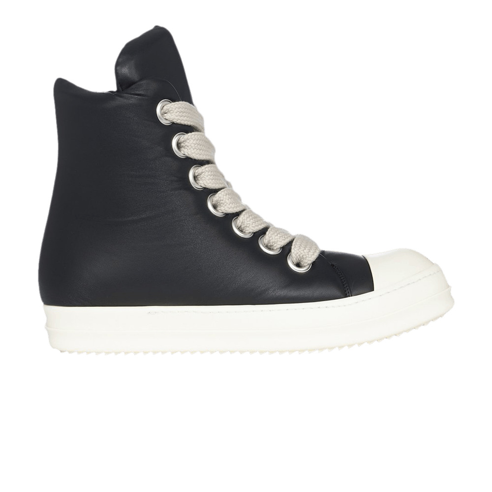 Rick Owens Luxor Jumbo Lace Padded Sneaker 'Black Milk' - 1