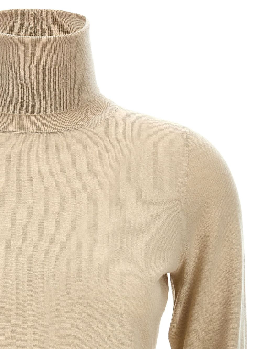 high-neck cashmere sweater - 3