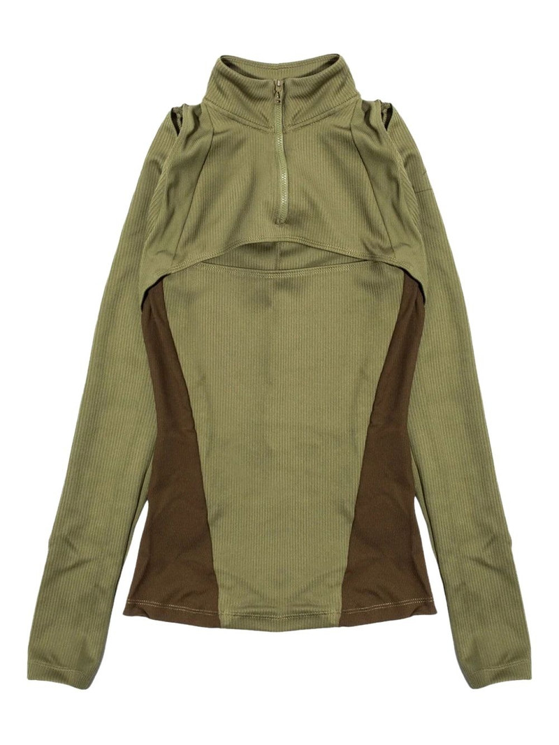 23 Engineered "Olive Green" long-sleeve top 1