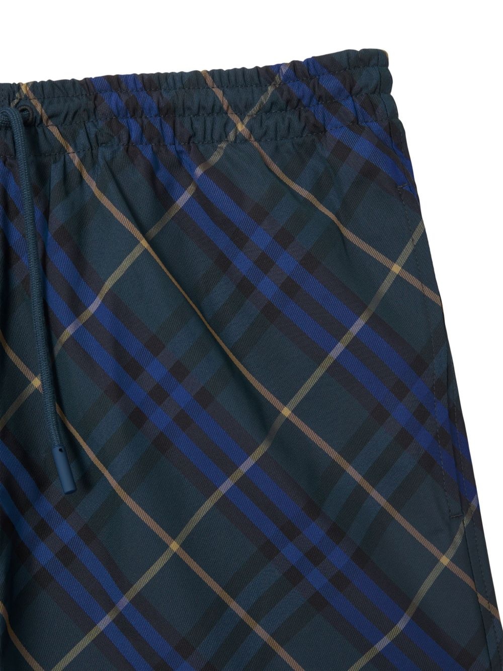 checked swim shorts - 2
