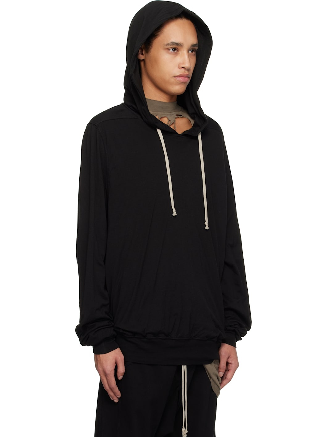 Black Hollywood Oversized Hoodie - 2