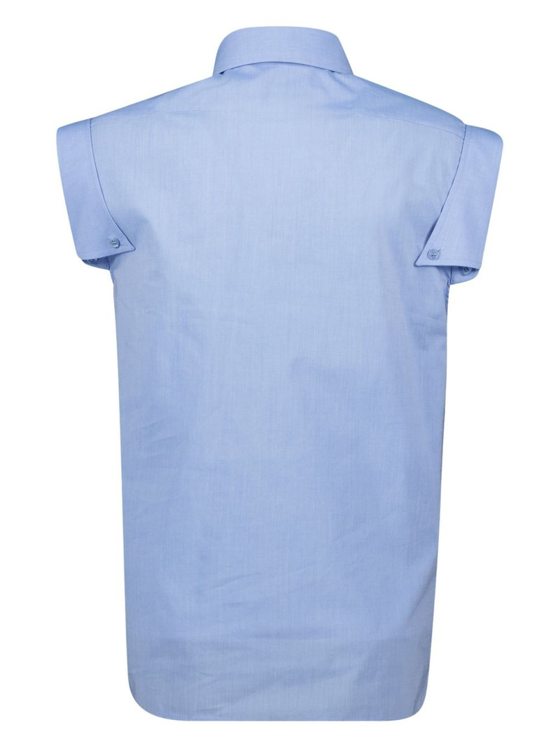 Moschino embroidered-logo shirt outlook