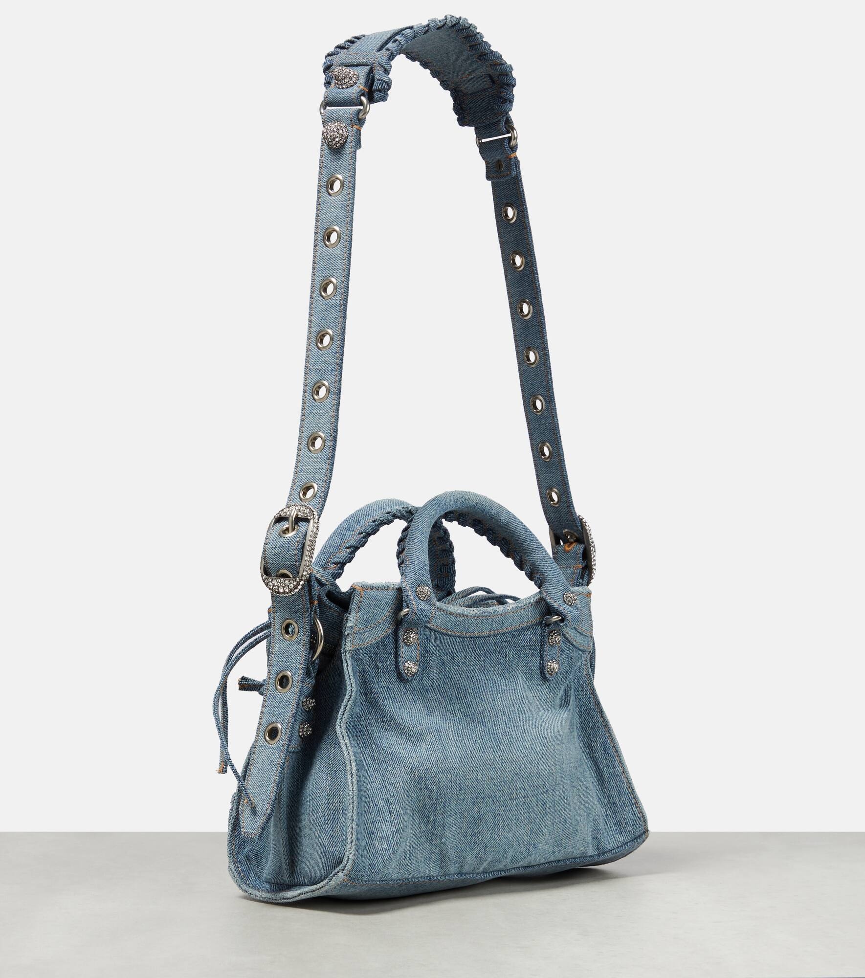 Neo Cagole XS denim shoulder bag - 4