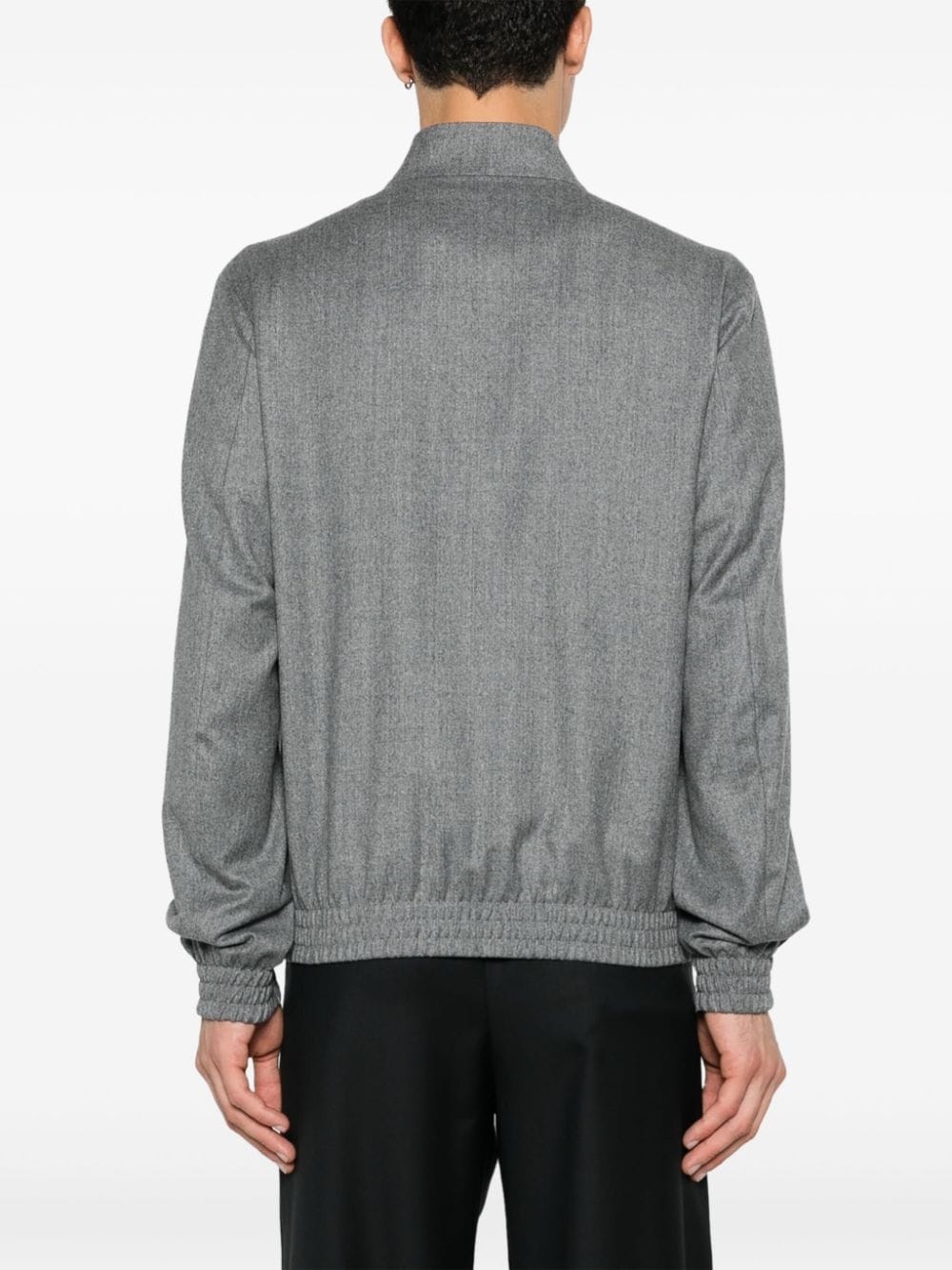wool bomber jacket - 4
