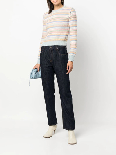 Missoni chevron-detail tapered jeans outlook