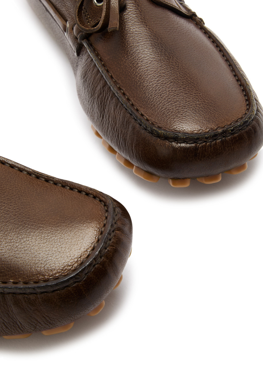 Valentino Garavani Driver Fastaway Leather Shoes - 3