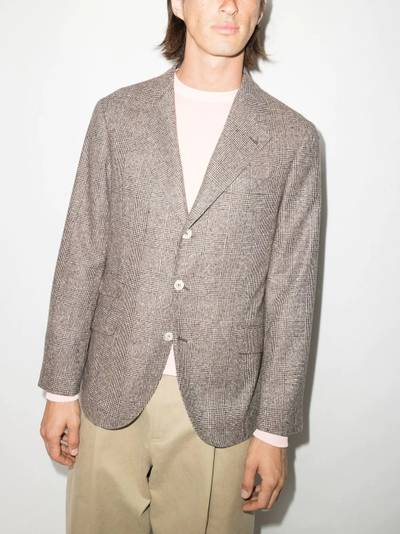 Brunello Cucinelli fitted single-breasted button blazer outlook