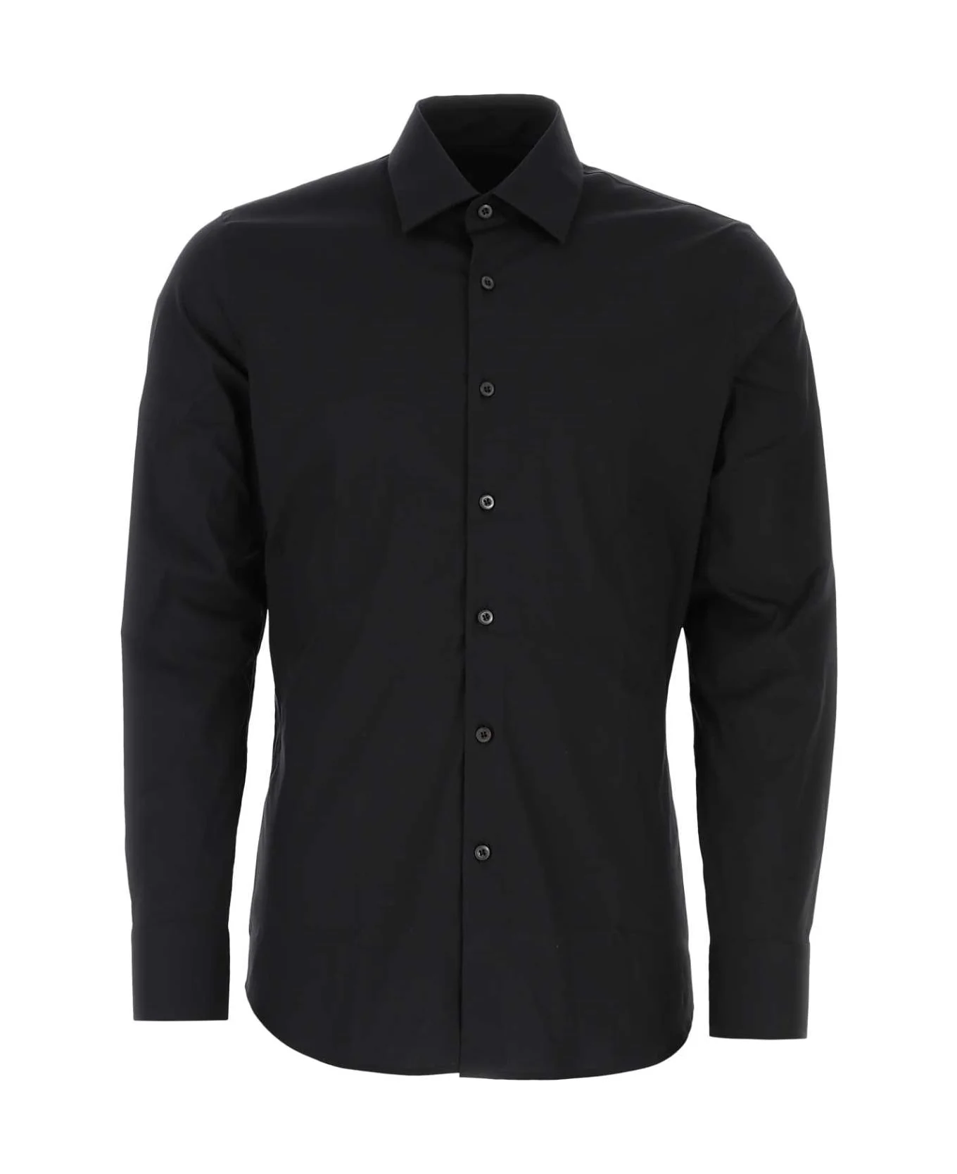 Black Poplin Shirt - 1
