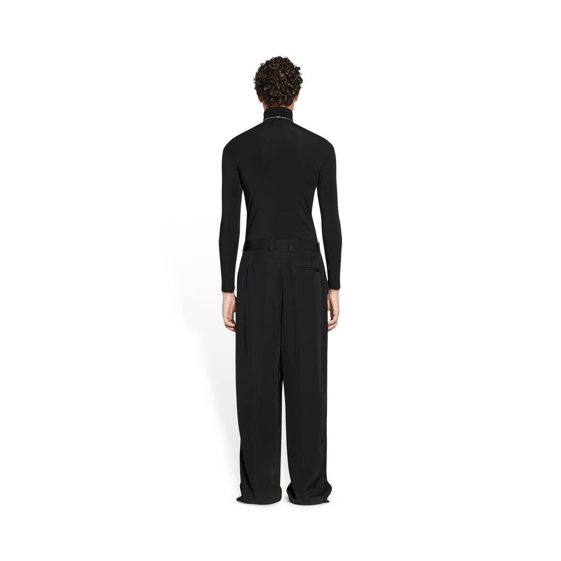 Loose Pants in Black - 4