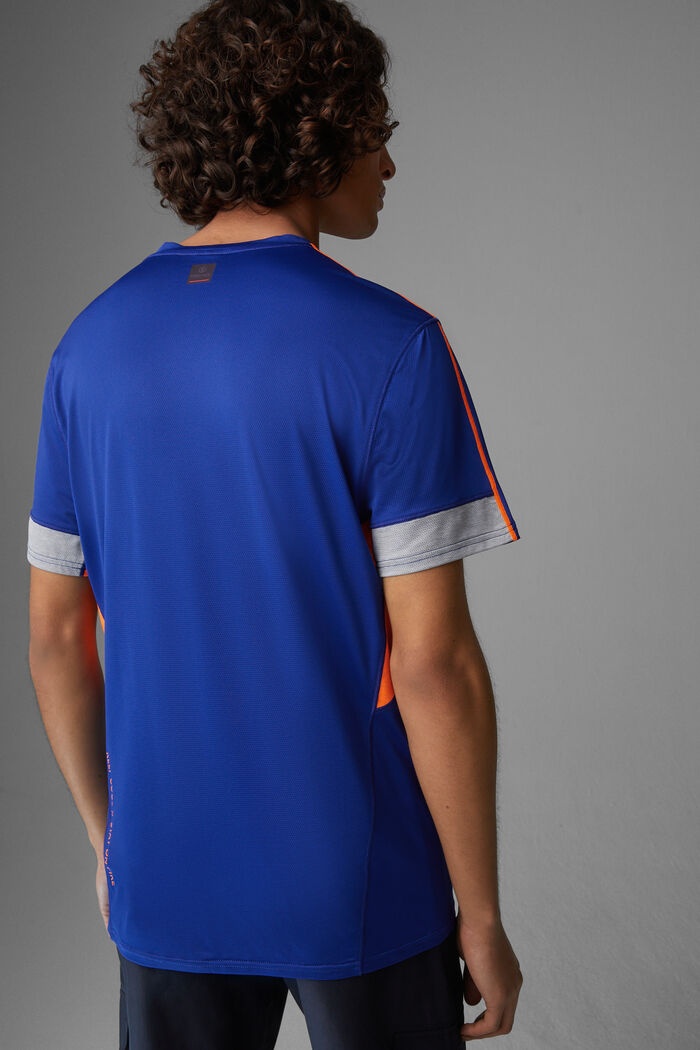 Alrey Functional shirt in Royal blue/Orange - 3