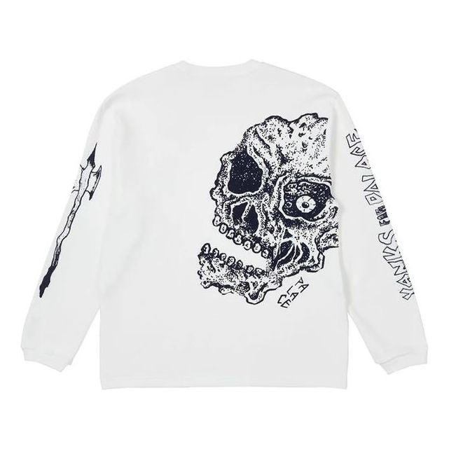 PALACE x Lotties Crossover Skeleton Alphabet Pattern Round Neck White P20ES032 - 2