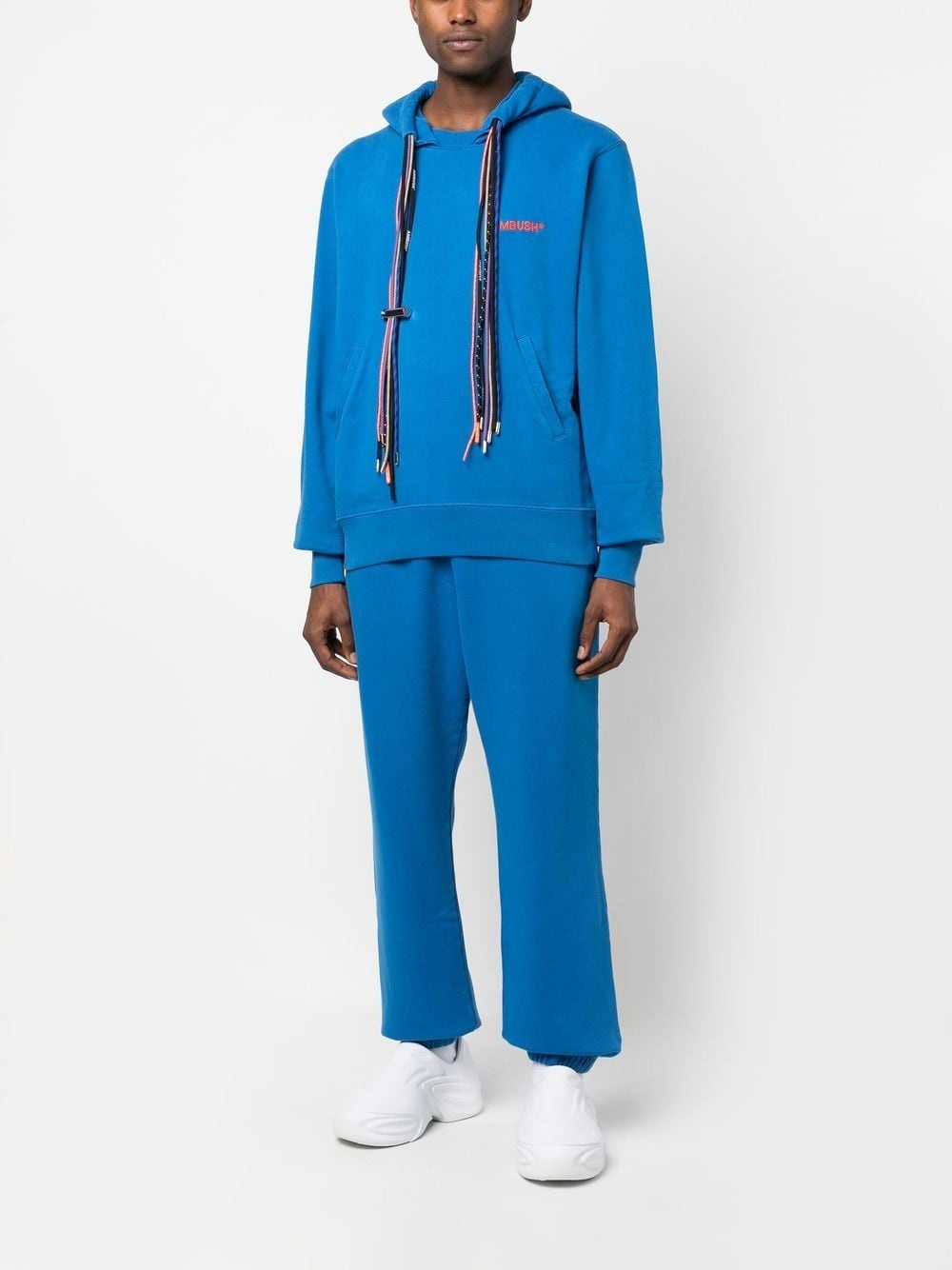 multicord-drawstring organic cotton hoodie - 3