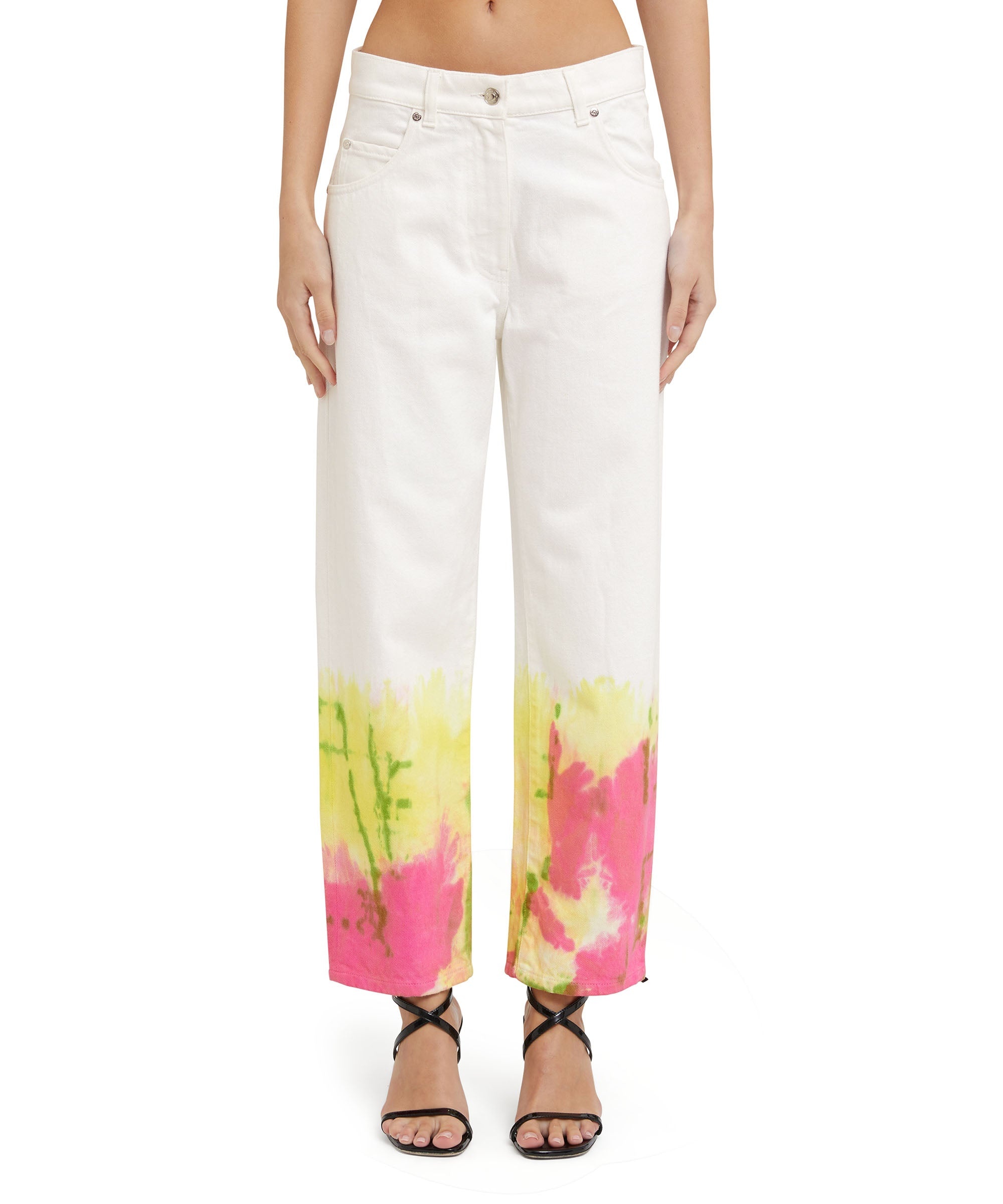 Bull cotton pants with tie-dye treatment - 2
