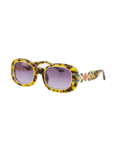 CASABLANCA Laurel oval-frame sunglasses outlook