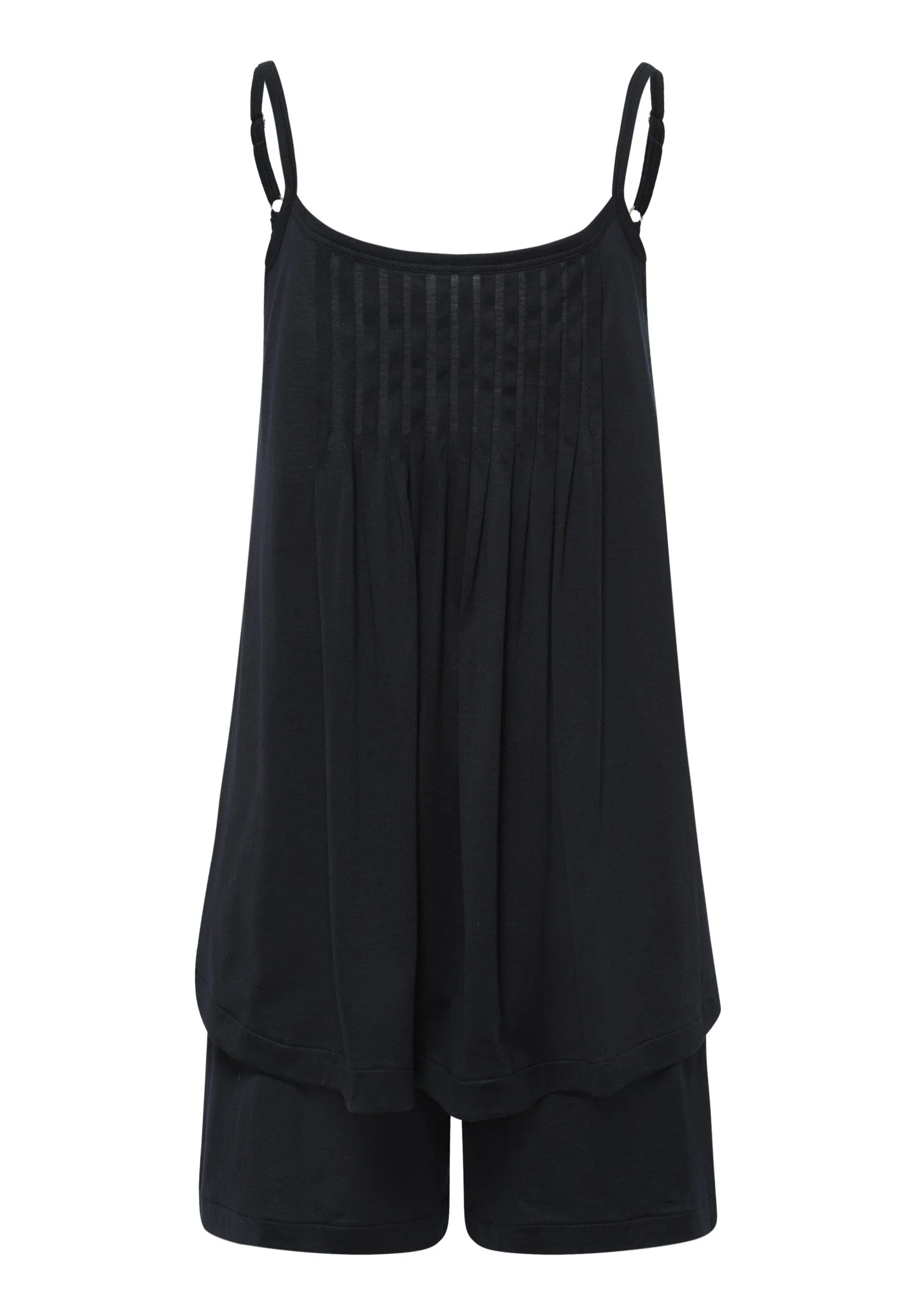 Juliet Pleated Cotton Pajama Set - 1