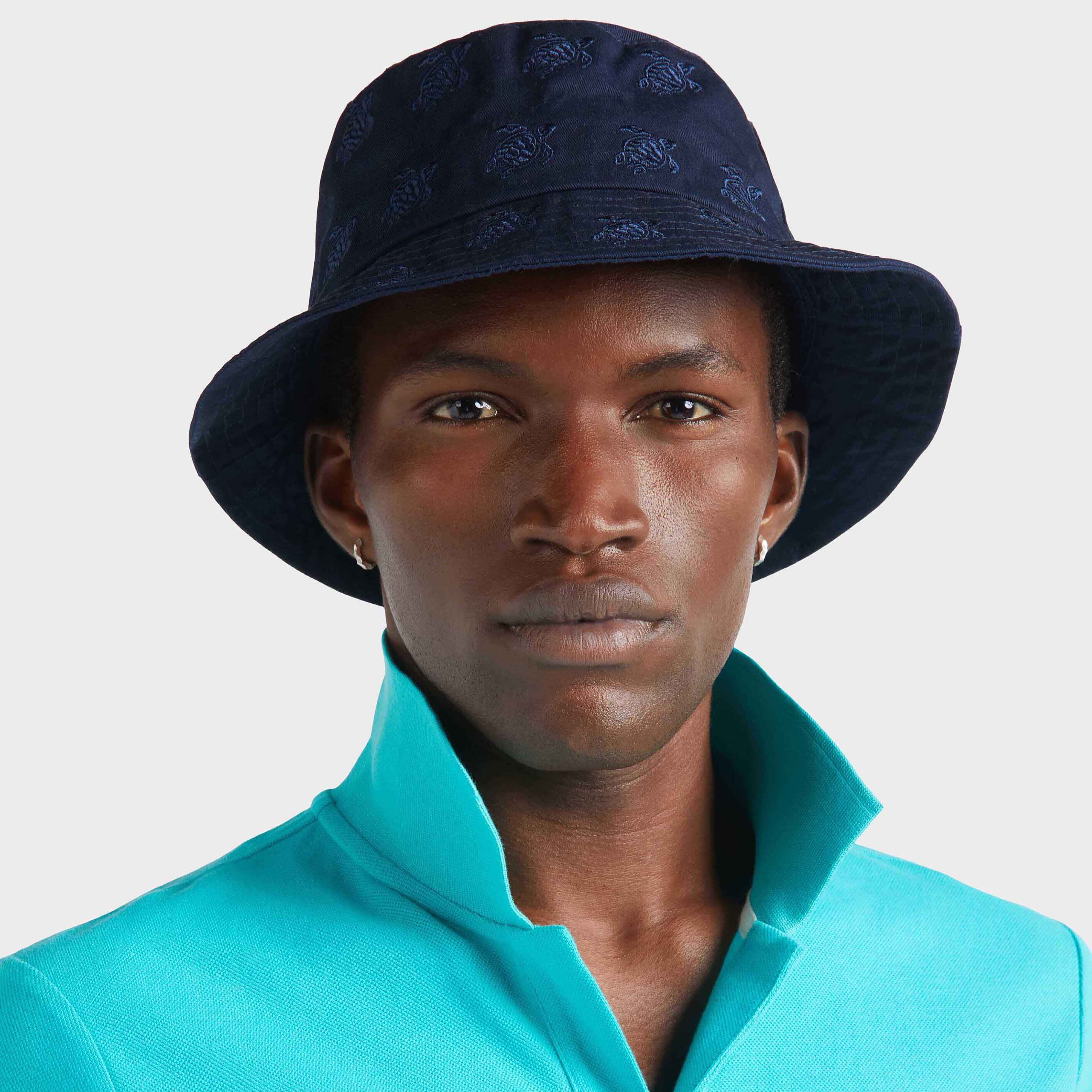 Embroidered Bucket Hat Turtles All Over - 6