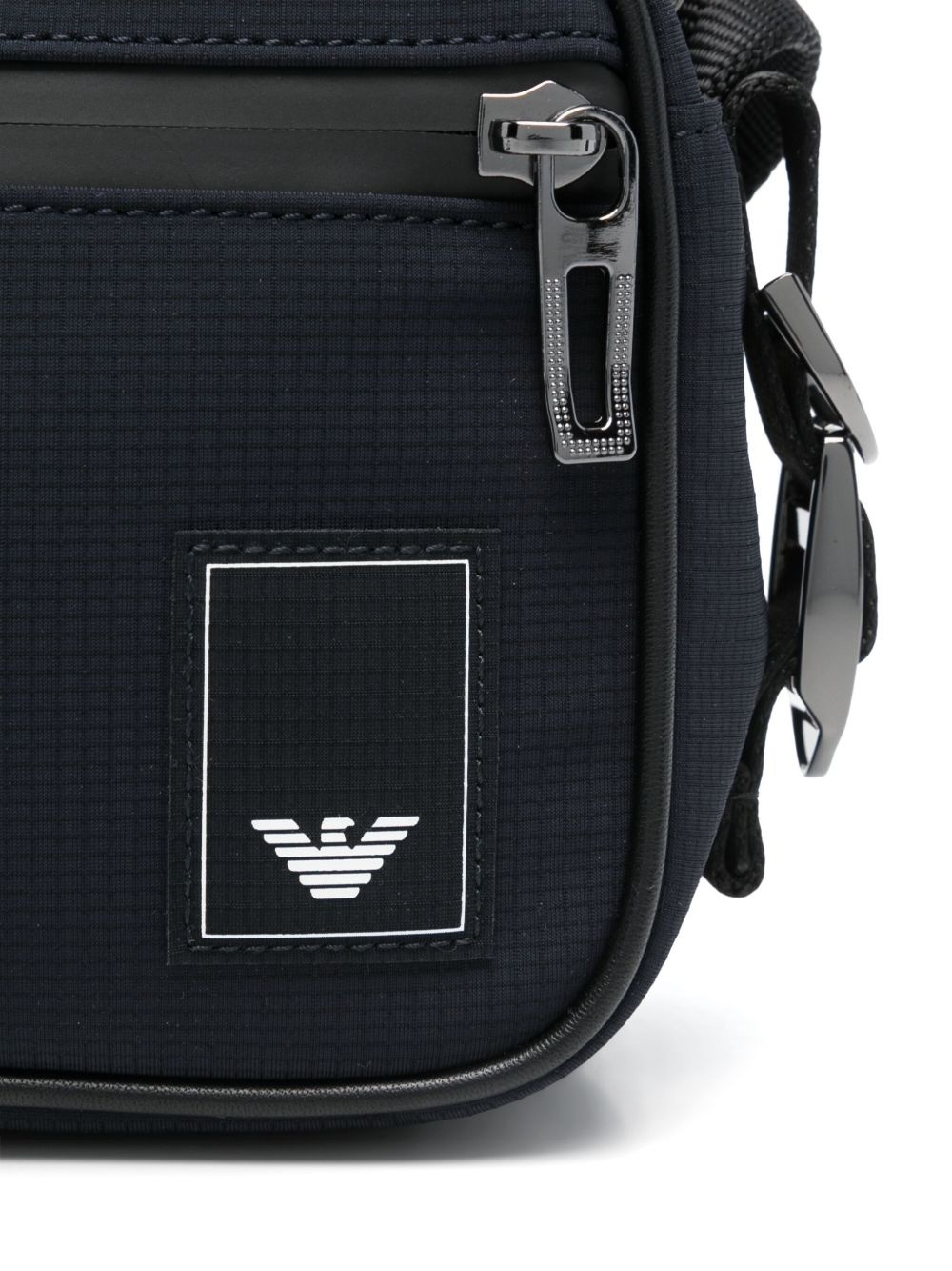 logo-patch messenger bag - 4