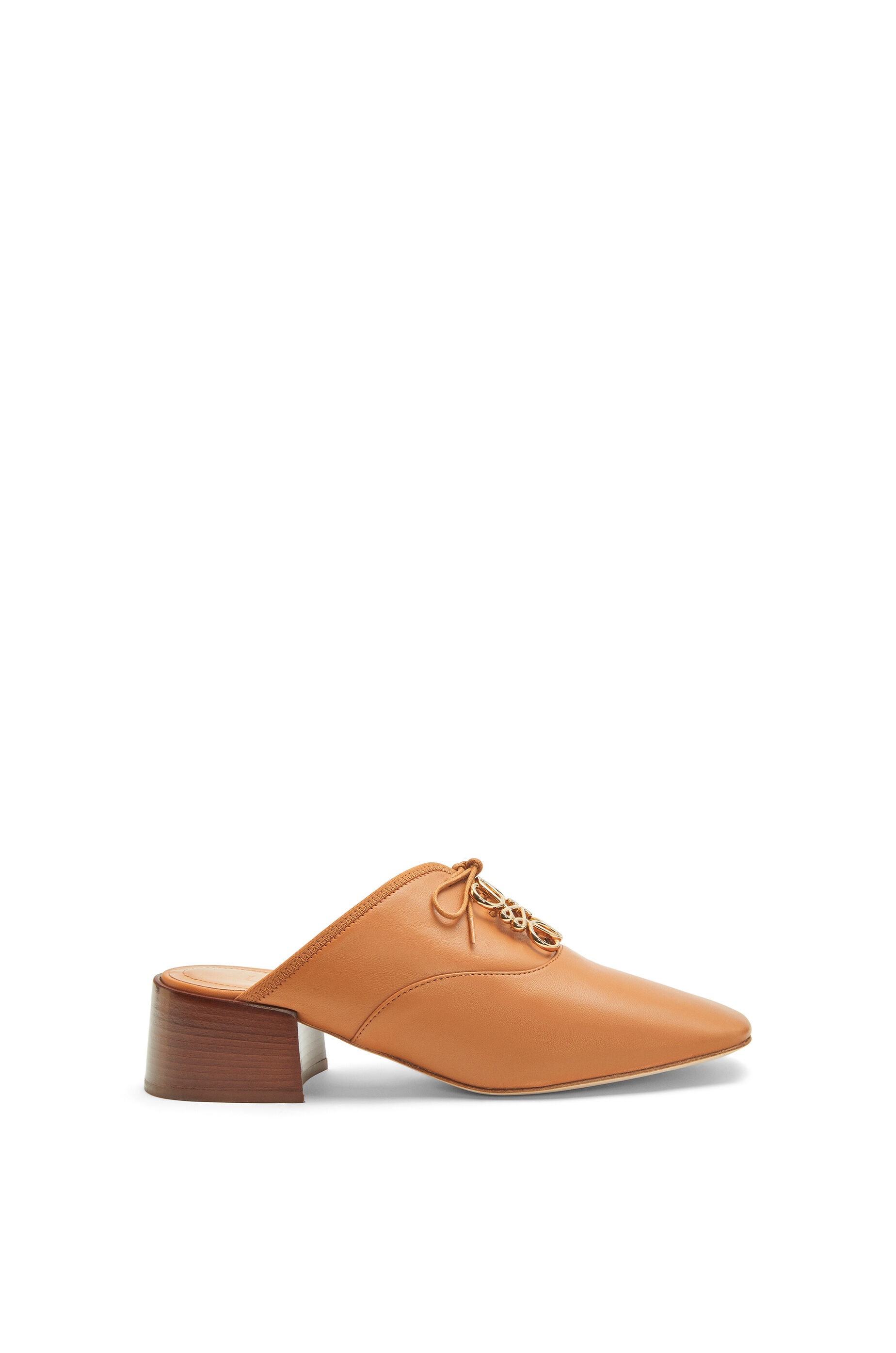 Anagram slip-on derby in lambskin - 1