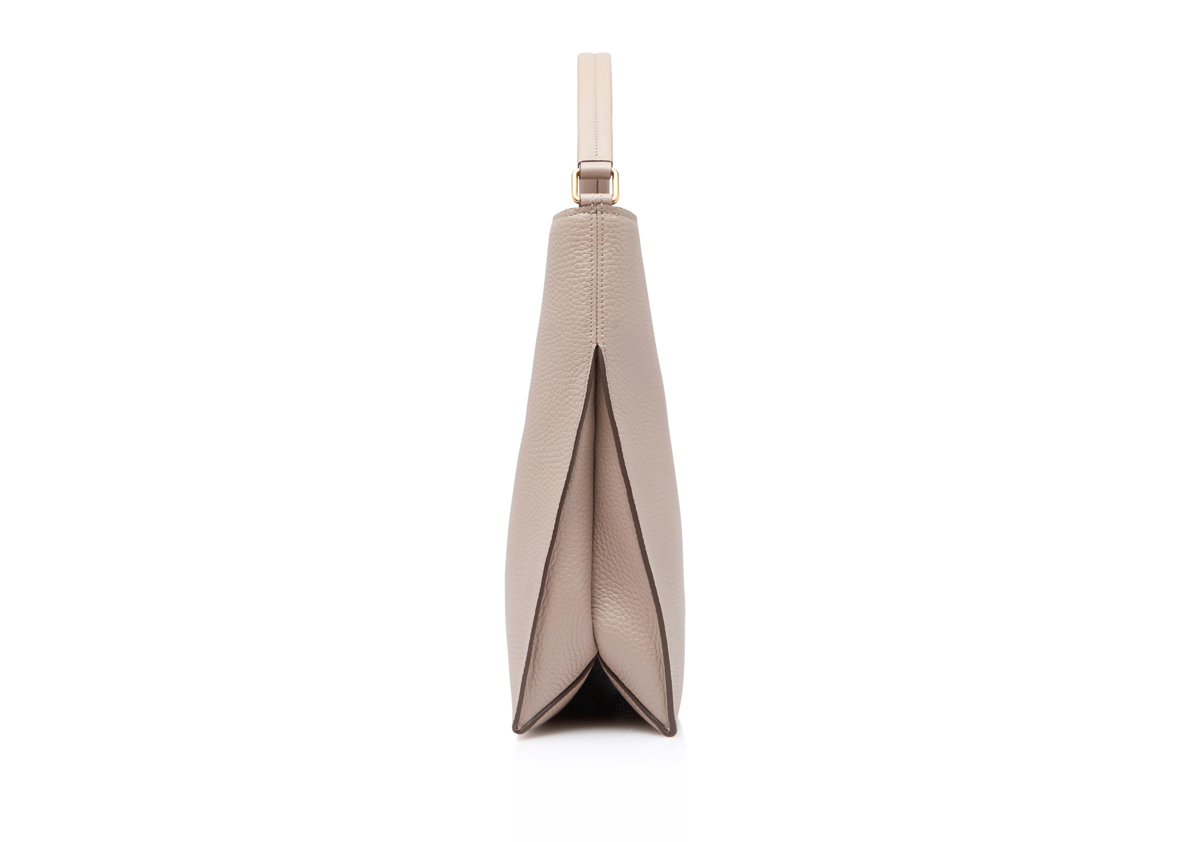 GRAIN LEATHER SMALL ALIX HOBO - 2