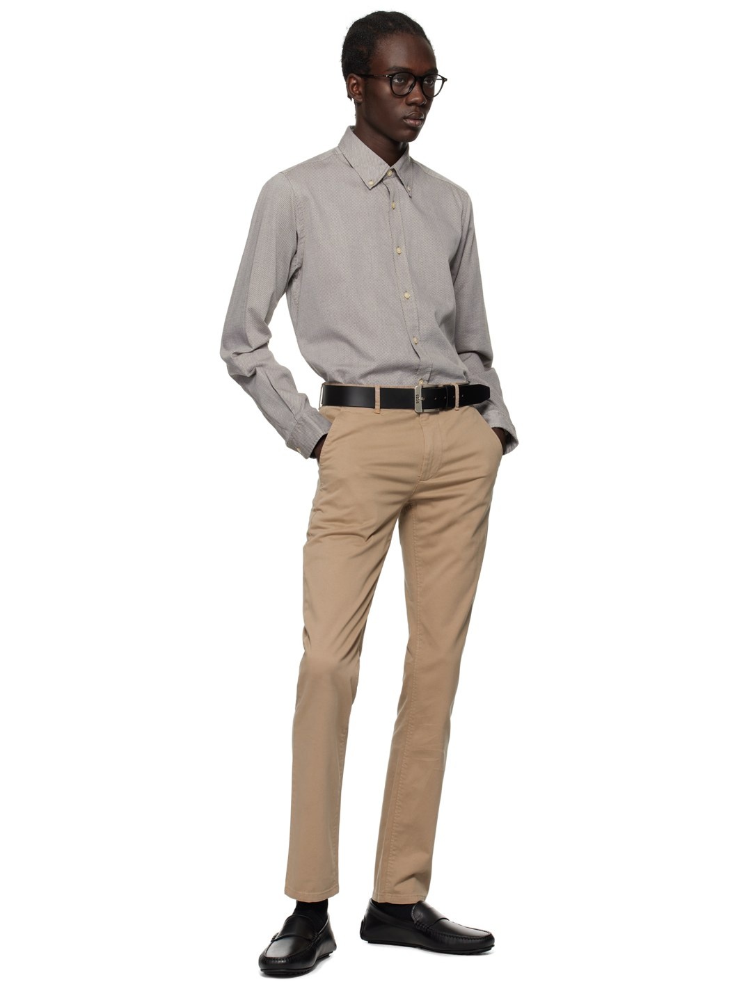 Black Pin-Buckle Belt - 3