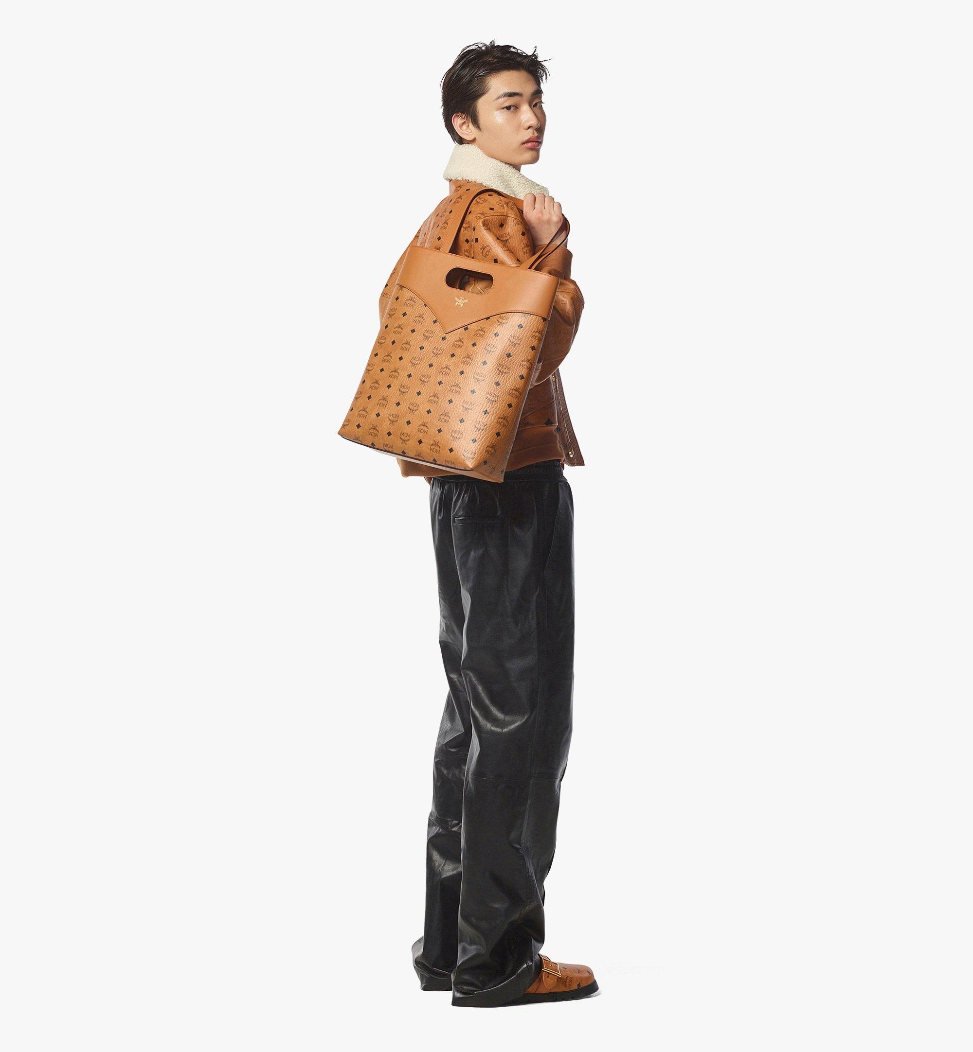 Diamond Tote in Visetos Leather Mix - 8