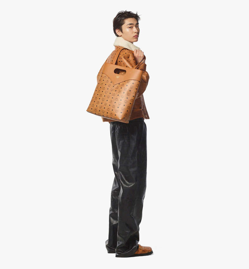 Diamond Tote in Visetos Leather Mix 8