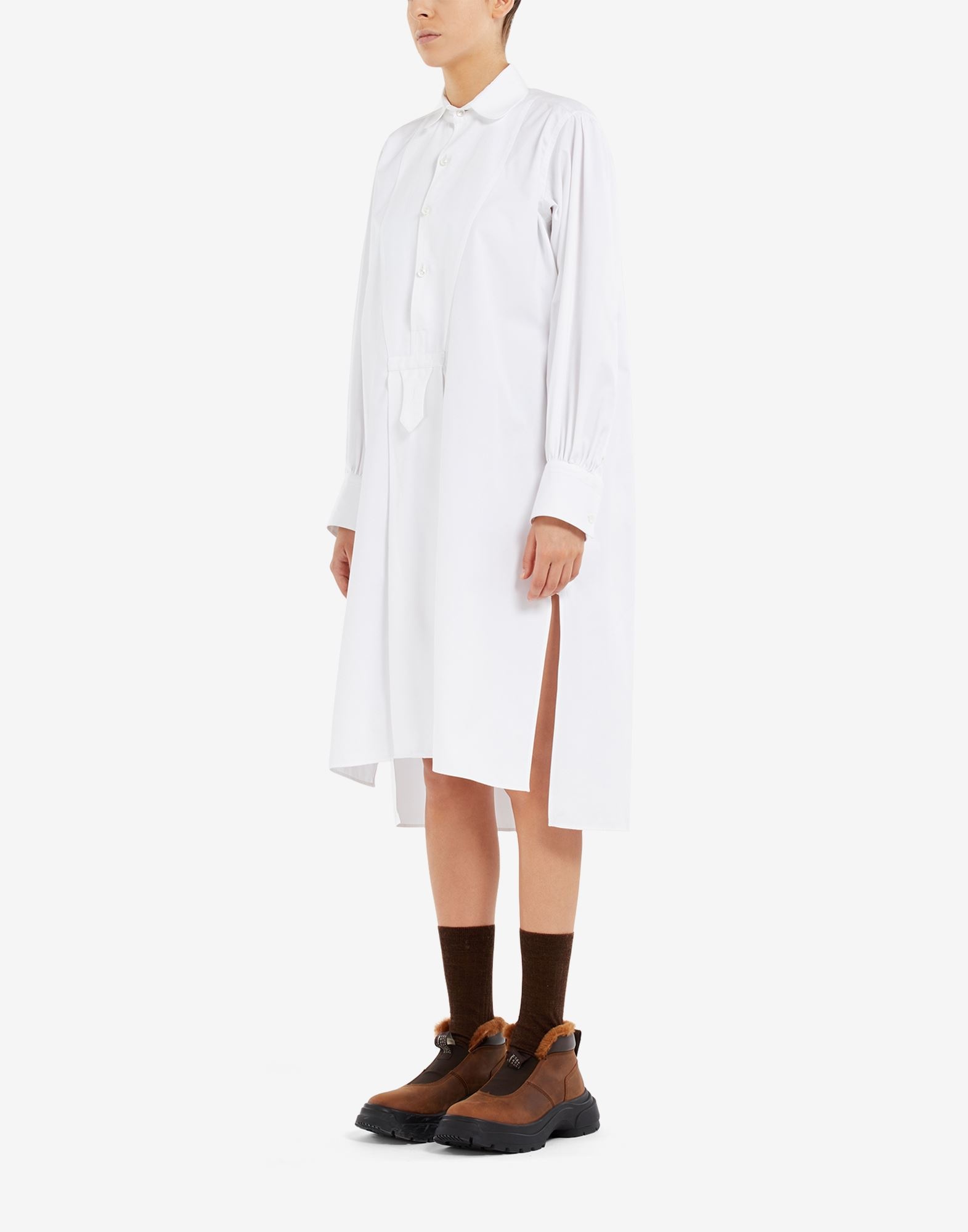 Cotton shirt dress - 5