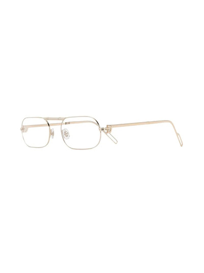 Cartier tiny round shaped glasses outlook