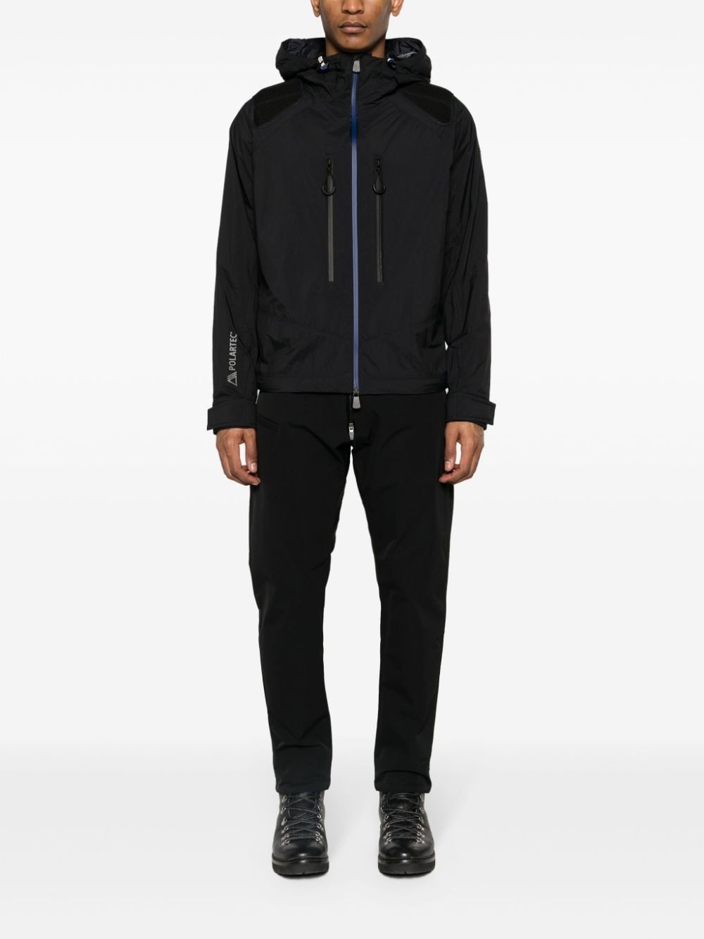 zip-up hooded jacket - 2
