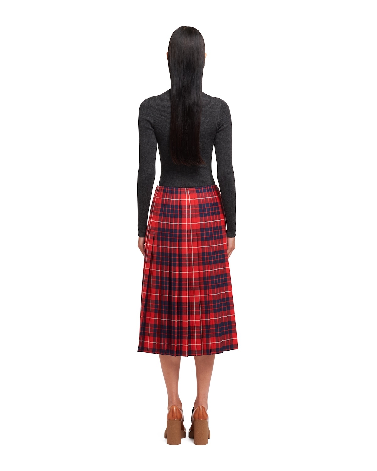 Plaid skirt - 4