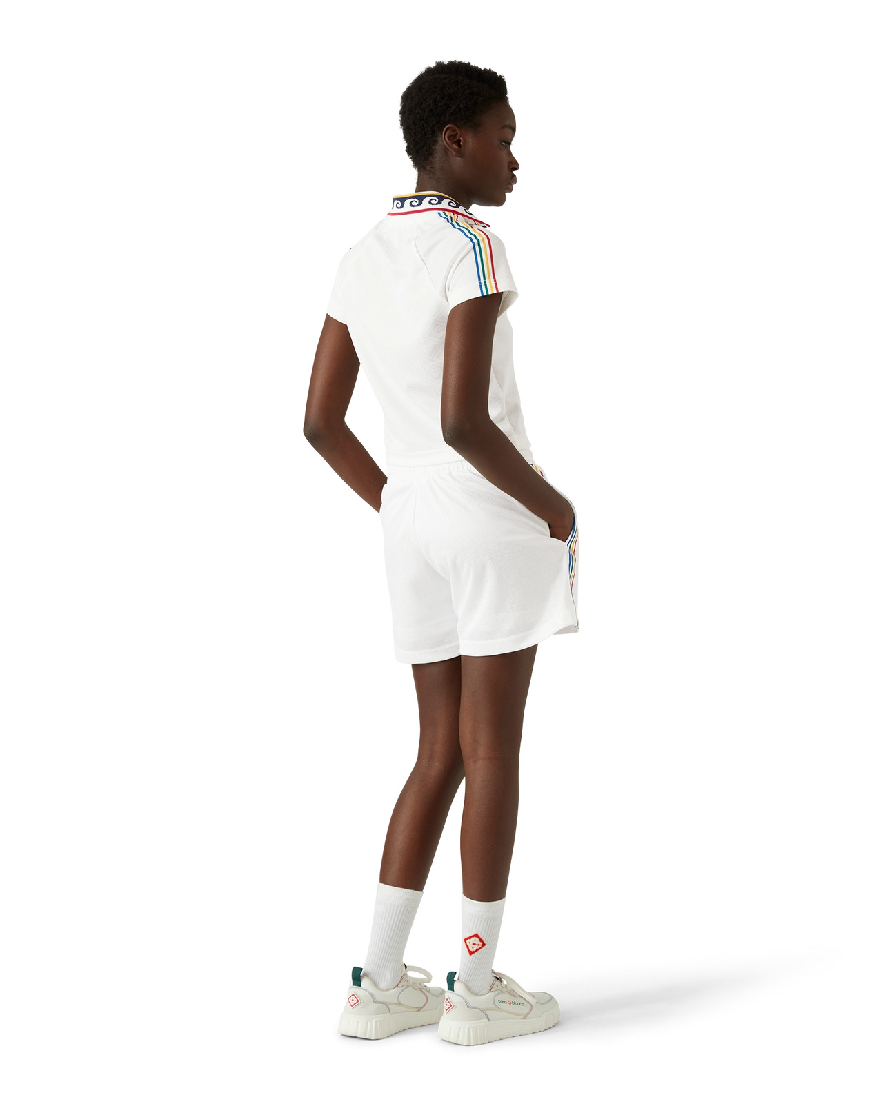 Jacquard Monogram Football Shorts | Casablanca Paris - 3