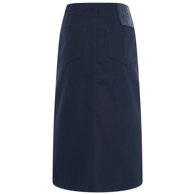 Raf Simons Panel Denim Skirt in Dark navy outlook