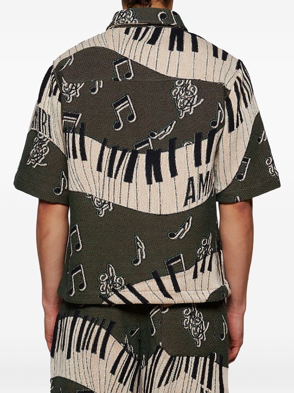 Piano Keys Tapestry shirt - 4