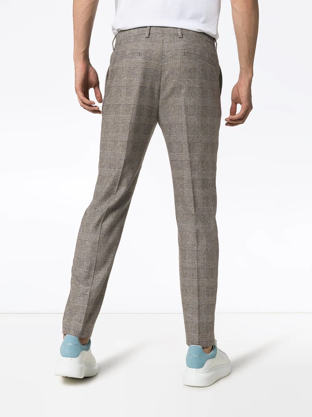 check wool trousers - 4