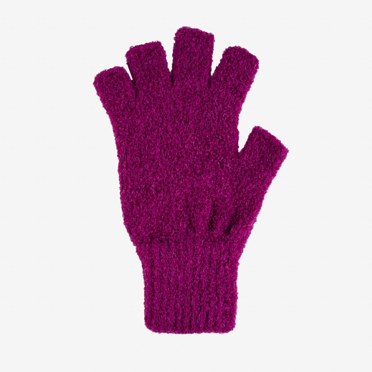 DEC-GLV-MAG Decka Fingerless Gloves - Magenta - 1