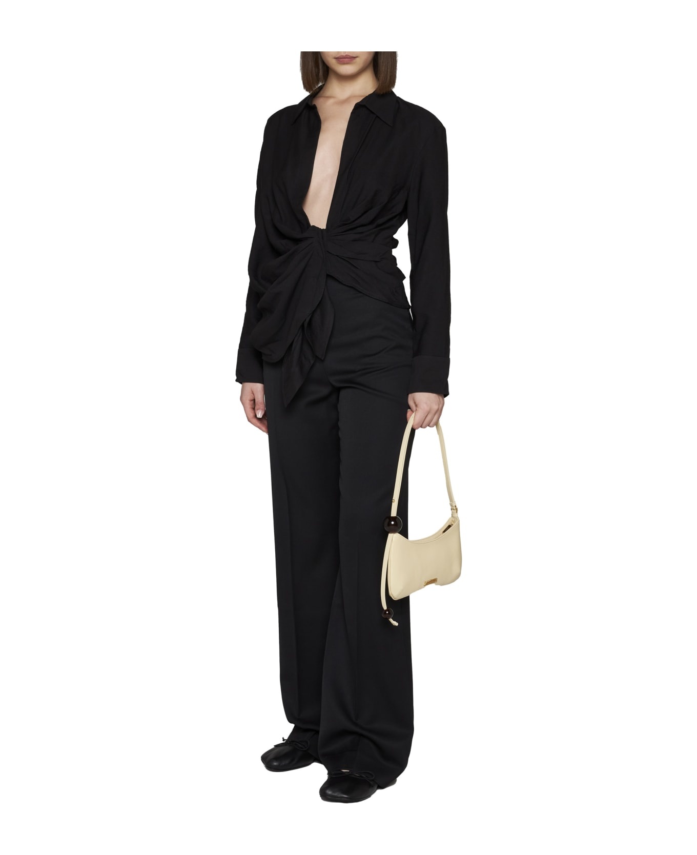 Bahlia Tie-up Detailed Blouse - 2