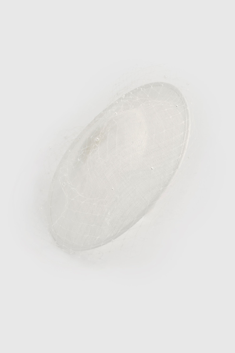 KAREN MILLEN Pearl & Net Fascinator outlook