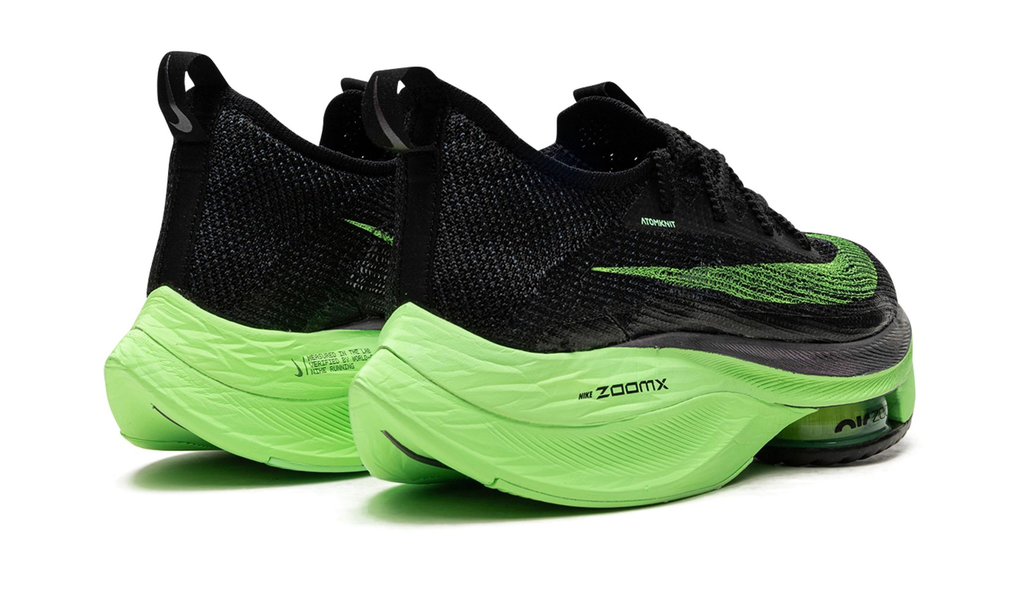 AIR ZOOM ALPHAFLY NEXT% WMNS "Black / Electric Green" - 3