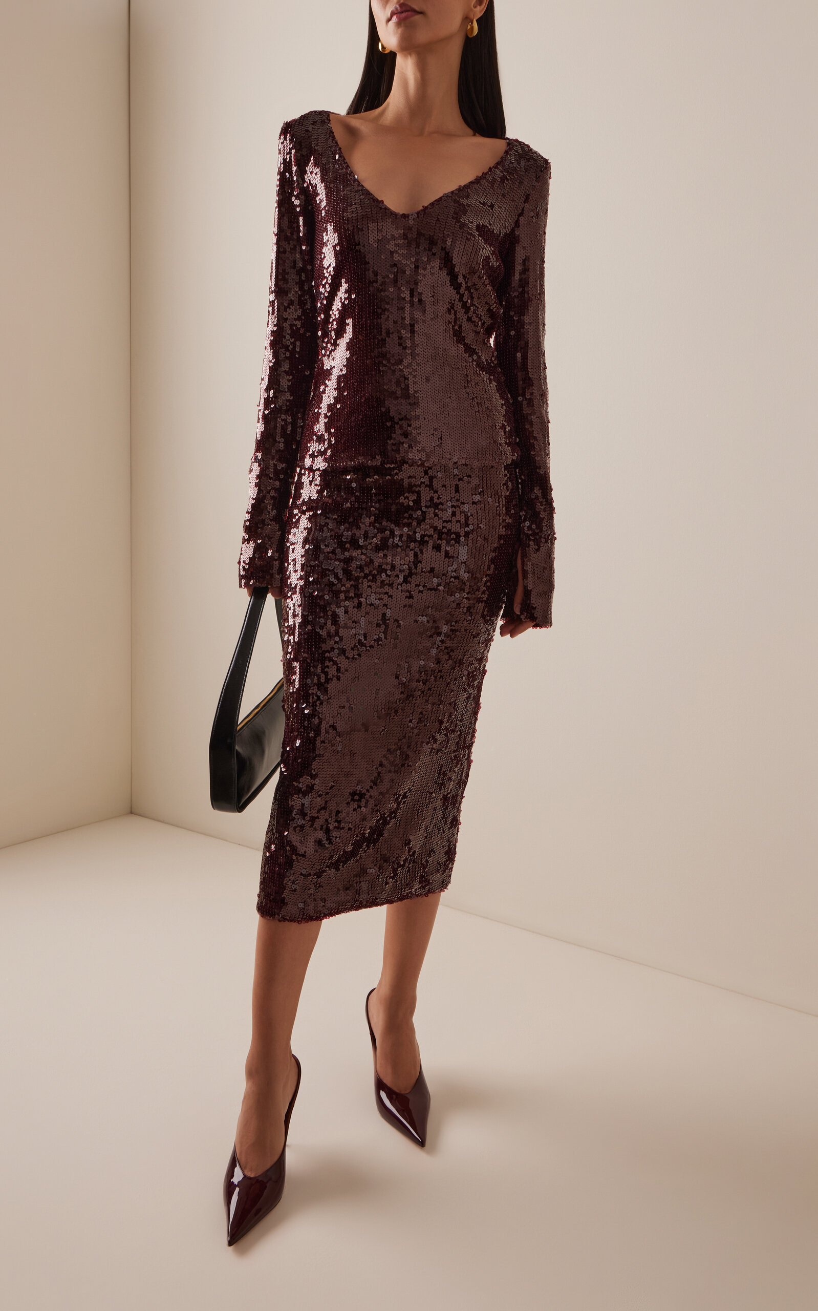Sequined Top brown - 3