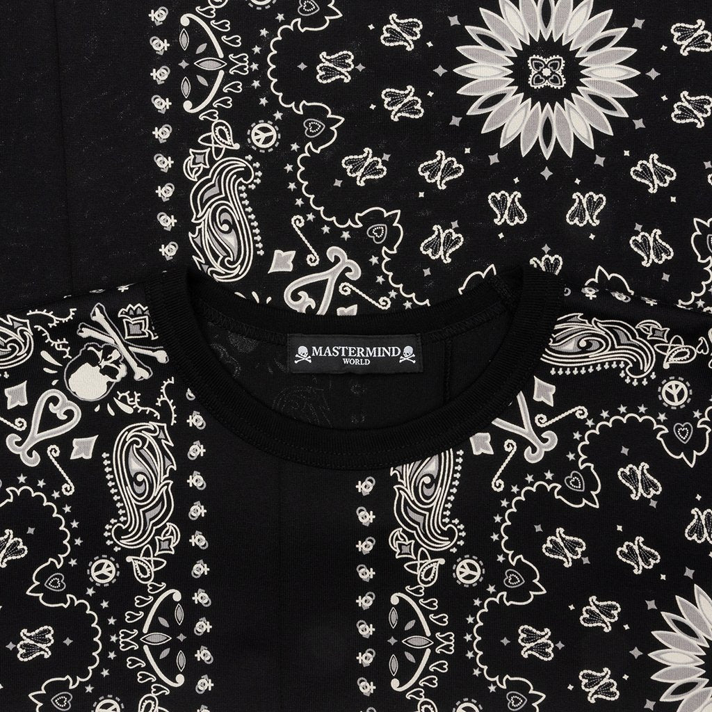 MASTERMIND WORLD BANDANA T-SHIRT - RED - 3