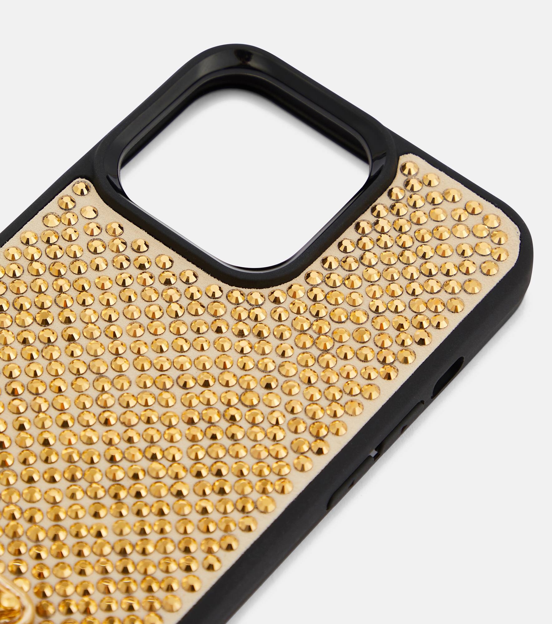 Embellished leather iPhone 13 Pro case - 2