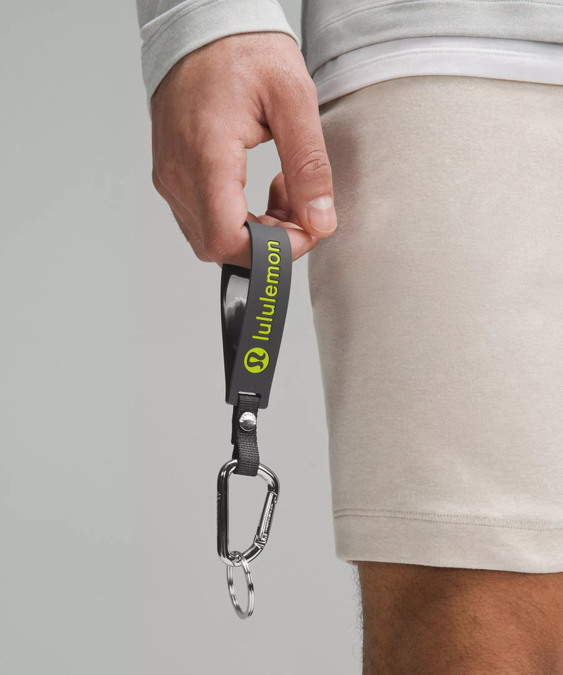 lululemon Silicone Keychain outlook