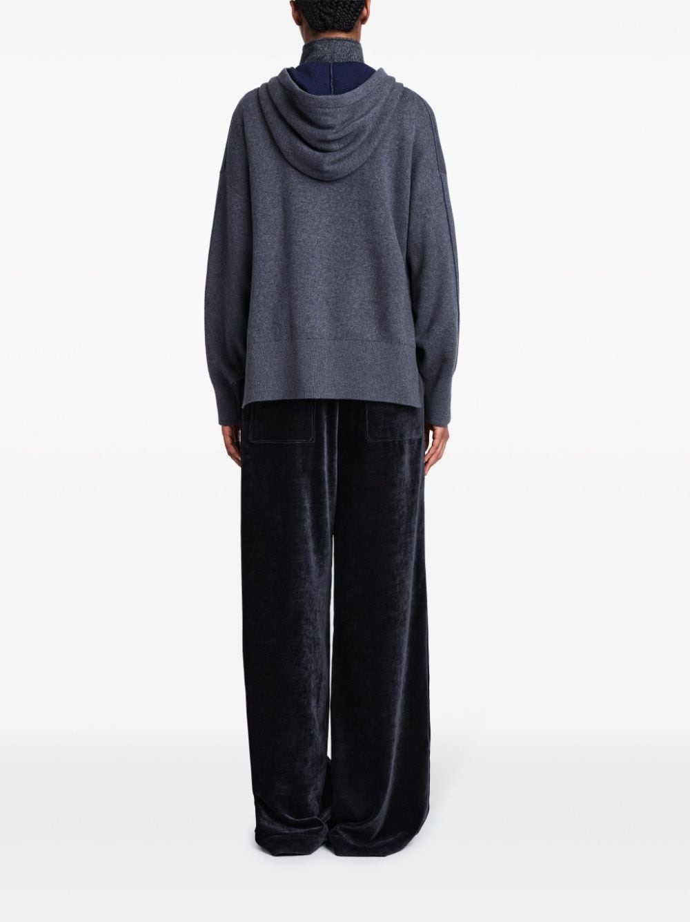 Cleo fine-knit hooded jumper - 4