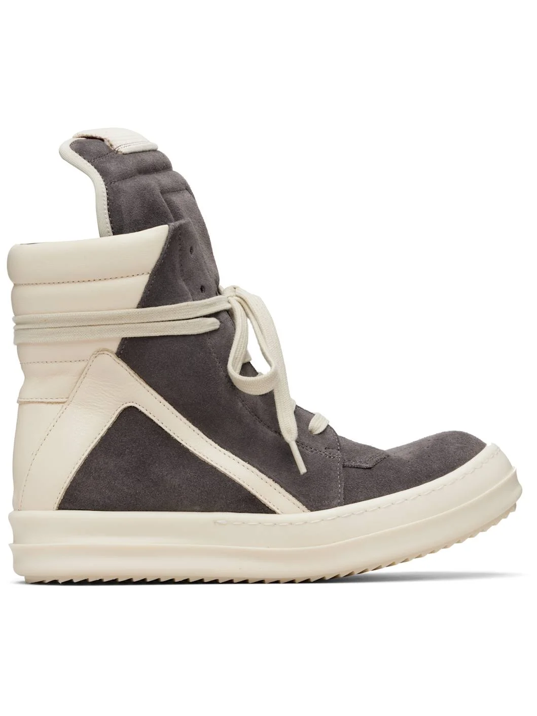 Gray Temple Geobasket Sneakers - 1